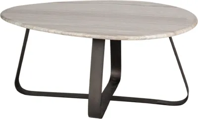Produktbild von PTMD - Muka Couchtisch - Grau - 80x60x37cm