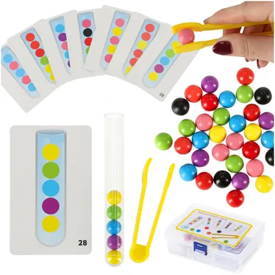 Produktbild von Aga Lernpuzzle farbige Montessori-Kugeln
