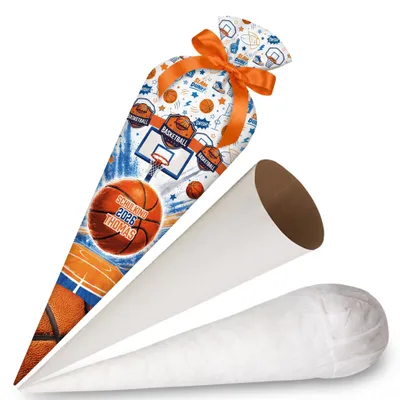 Produktbild von Ferocity, Schultüte Basketball, mit Namen, 70 cm, Einschulung, Jungen