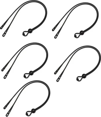 Produktbild von INF Verstellbare Brillenbänder – 5er-Pack Schwarz
