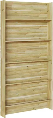 Zdjęcie produktu dla vidaXL Półki na rośliny brązowe 90 x 15 x 180 cm Impregnowane drewno sosnowe