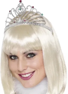Imagen del producto de Corona de diadema, color plateado - Talla única
