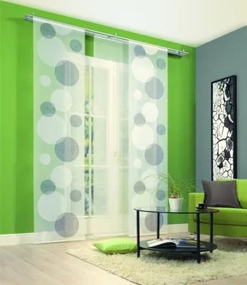 Produktbild von Home Wohnideen Schiebevorhang Scherli(=Vorne) 1 teilig 245 x 60 cm Stein