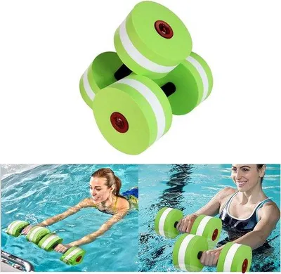 Obrázek produktu pro Plavecké činky – sada pro vodní aerobik, 2 ks, činky do vody, trénink, fitness vybavení
