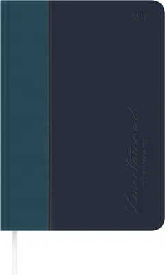 Produktbild von Buchkalender Premium Water türkis-blau A5 2027