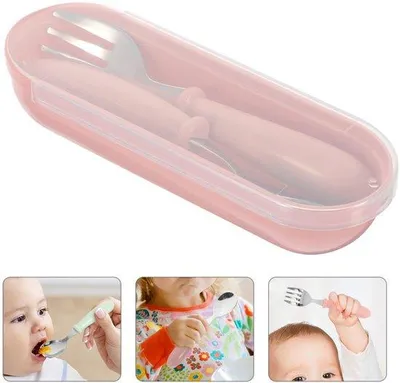 Image de Vaisselle en plastique pour bébés et jeunes enfants, fabriquée en acier inoxydable