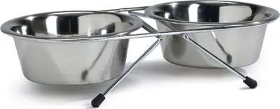 Immagine prodotto di Beeztees - Ciotola doppia per cani, dimensioni: Ø 16 cm - 900 ml
