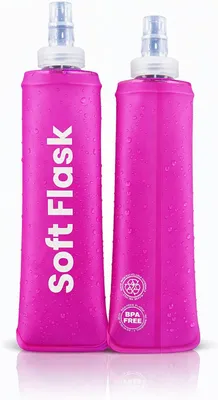 Productafbeelding van Soft flask opvouwbaar - Set van 2 - TPU - BPA-vrij - Voor hardloopvest