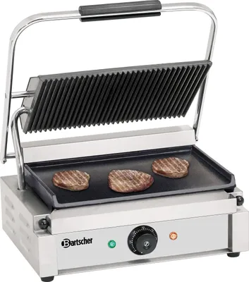 Obrázek produktu pro Kontaktní grilovací rošt BARTSCHER Panini nahoře drážkovaný, dole hladký