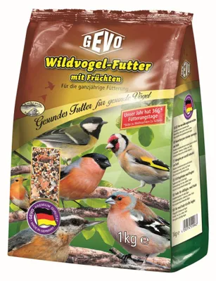 Artikelbild 1 von 'Wildvogelfutter mit Früchten (1 kg)' aus der Kategorie Gartenvogelfutter