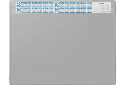 Zdjęcie produktu dla DURABLE Podk?ad na biurko 650x520 mm z kalendarzem i usuwaln? nak?adk?, Szary, 720510