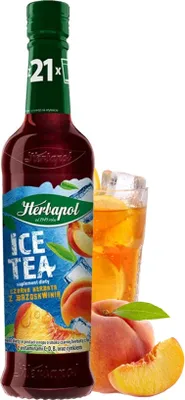 Obrázek produktu pro ICE TEA černý čaj broskvový sirup doplněk stravy 420ml