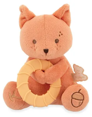 Image de Anneau de dentition et peluche écureuil Kaloo - Jouets pour bébés Confort