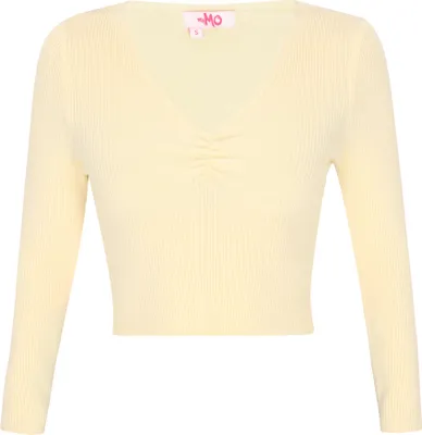 Image de Pull pour femme SWIRLY - jaune, taille M