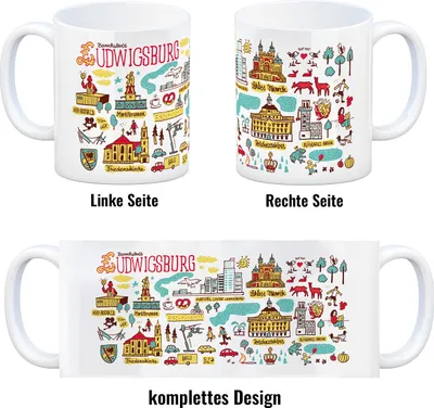 Produktbild von Ludwigsburg Wimmelbild Kaffeebecher
