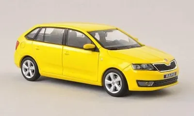 Produktbild von Skoda Rapid Spaceback (2013) - sprintgelb uni ABREX 1:43