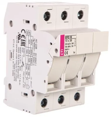 Produktbild von Sicherungsschalter 3P 32A 10x38mm EFD 10 002540004