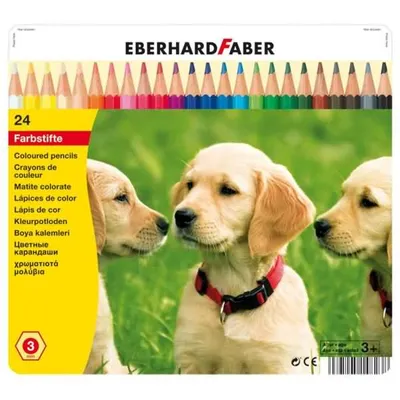 Produktbild von Eberhard Faber 514823 - Farbstift hexagonal 24er, Blechetui
