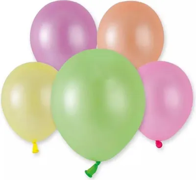 Zdjęcie produktu dla Balony pastelowe fluorescencyjne 12,5cm 100szt