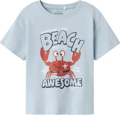 Produktbild von T-Shirt Name It 13228225-CELESTIALBLUE für Jungen