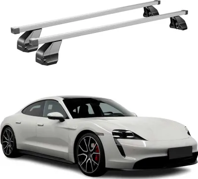 Produktbild von Menabo Dachträger Grundtäger für Porsche Taycan 2019-2024 75kg Stahl Silber 2x