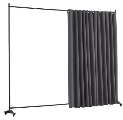 Produktbild von Raumteiler Trennwand Paravent Stellwand Einzelpanel, Tragbarer Sichtschutz für Büro Schlafzimmer Esszimmer Arbeitszimmer Balkon