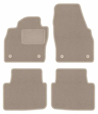 Immagine prodotto di Tappetini in moquette per Skoda Scala 2019- (hatchback) – set 4 pezzi, beige, su misura – Wielganizator LUX