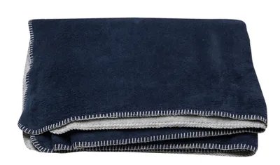 Produktbild von David Fussenegger Kurzflor- Wohndecke Savona 'uni Wende' 150 x 200 cm Navy