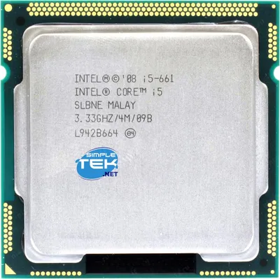Produktbild von Intel Core i5-661, Intel® Core™ i5, LGA 1156 (Socket H), 32 nm, Box, Intel, i5-661