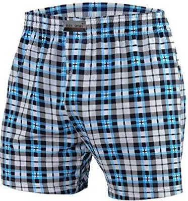 Zdjęcie produktu dla Sesto Senso męskie spodnie od piżamy w panterkę spodnie od piżamy bielizna 100% bawełna - NR 7 - XL