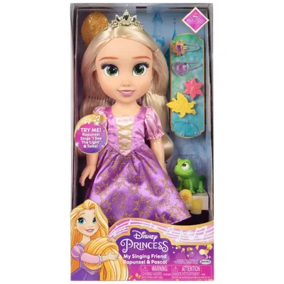 Obrázok produktu pre Jakks Disney Spievajúci princezná Rapunzel Locika so zvukmi s Pascalom