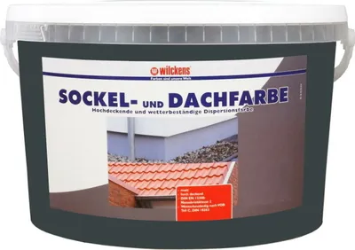 Produktbild von Wilckens 2,5l Sockel u. Dachfarbe anthrazit Sockelfarbe Außenfarbe Farbe Lack