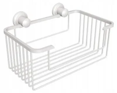 Produktbild von Andex Classic Duschkorb rechteckig weiß 088B
