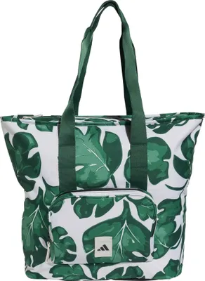 Produktbild von adidas Leaf Print Women - Tragetasche (orbit grey/collegiate green/green/semi court green)