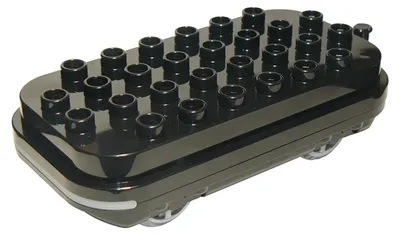 Obrázek produktu pro LEGO Duplo, černá základna lokomotivy, pohon "Push & Go" (28743c01) –