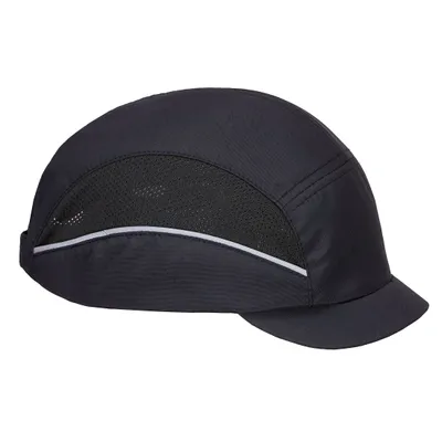 Produktbild von AirTech Anti-Scalp-Kappe mit kleiner Krempe - Schwarz