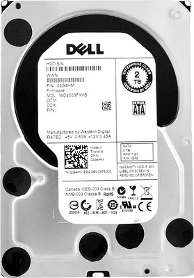 Produktbild von Festplatte Dell 02G4HM 2TB Sata II 64Mb Cache WD2003FYYS 3.5"