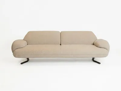 Zdjęcie produktu dla Sofa 3-osobowa, nowoczesna, beżowa, wygodna, kanapa, sofa z oparciem, do salonu