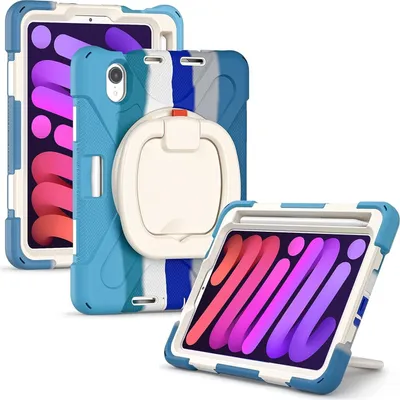 Zdjęcie produktu dla Etui na iPada Mini 6 8,3" z podstawką i uchwytem na rysik Niebieski