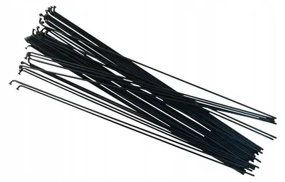 Produktbild von SLE Spokes 251mm Stahl Speichen Schwarz 36 Stück