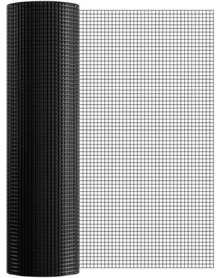 Image de Rouleau de treillis métallique, en acier galvanisé, usage polyvalent en extérieur, couleur vert armée