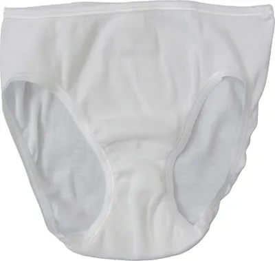 Produktbild von HERMKO 2130 Mädchen Slip aus 100% Baumwolle, Unterhose in Feinripp-Qualität, Farbe:weiß, Größe:98