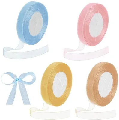 Image de Ruban d'organza pour cadeaux - 1,5 cm x 120 m