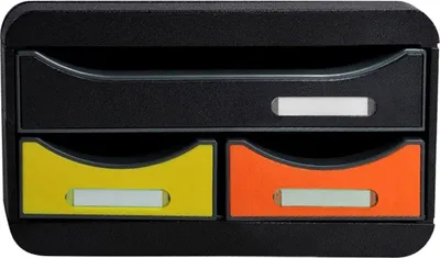 Produktbild von Exacompta SMALL-BOX mit 3 Schubladen, Iderama - Regenbogen - 311798D