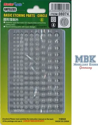 Imagen del producto de TRUMPETER TRU08074: Piezas básicas de grabado – círculo 4