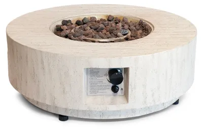 Productafbeelding van Happy Cocooning tuintafel Estate Round 76, travertin