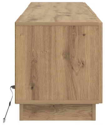 Obrázok produktu pre vidaXL TV skrinka s LED osvetlením, Imitácia "Artisan" (dubové drevo)