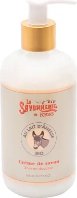 Produktbild von La Savonnerie De Nyons BIO Cream Soap Donkeymilk 300 ml