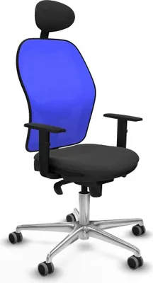 Produktbild von Bürostuhl mit Kopfstütze Jorquera Piqueras y Crespo 1D086G1 Dunkelgrau