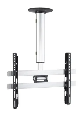 Produktbild von VCM Universal TV Deckenhalterung | 42-65 Zoll bis 60 kg | bis VESA bis 600x400 | höhverstelbar 50-84 cm | TV Halterung 360 Grad schwenkbar drehbar und 15 Grad neigbar | Fernseher Halter – CM4